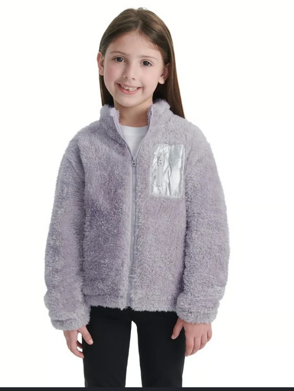NWT Splendid Lilac Plush Zip Jacket for Kids Size 2T